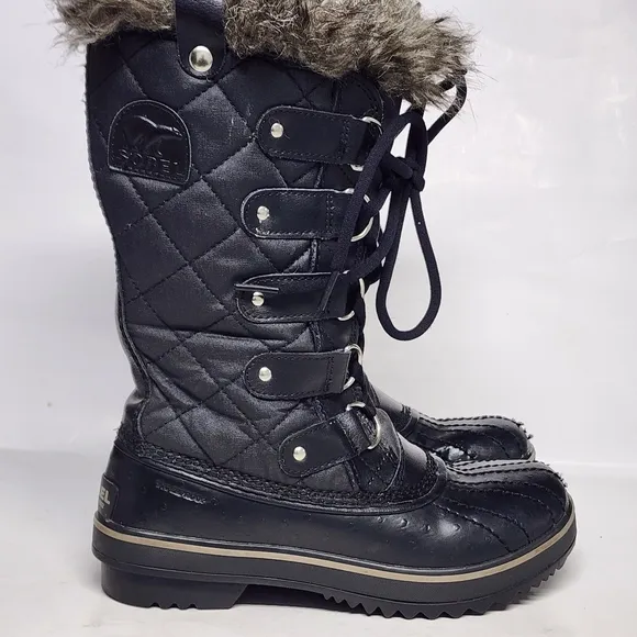 Sorel TOFINO II  Waterproof Lace up Quilted Winter Boots size 5