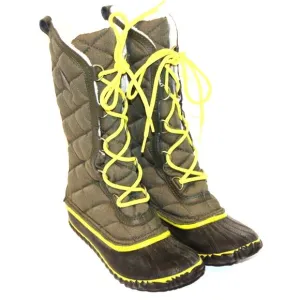 Sorel Women’S Out N About Tall Quilted Design Lace Up Boots Size 7.5