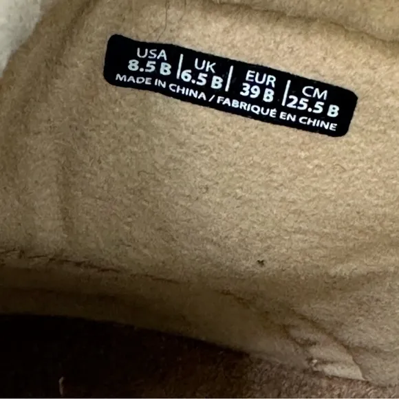 Spenco Aston Wool Slip-On Slides Tan Women’s Size 8.5B