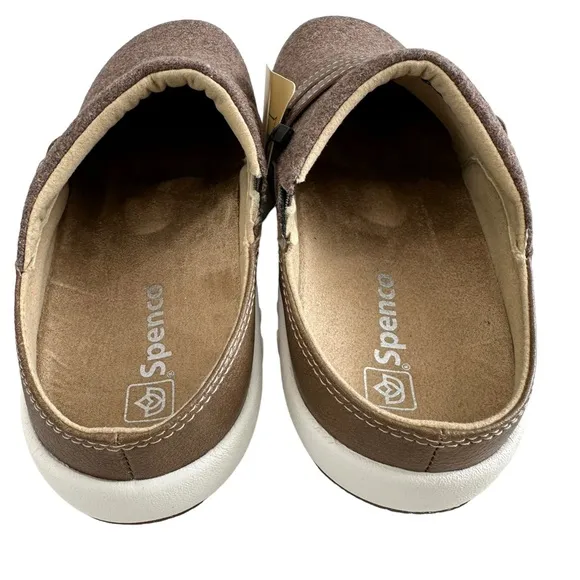 Spenco Aston Wool Slip-On Slides Tan Women’s Size 8.5B