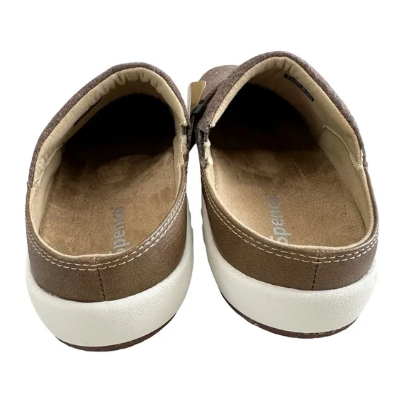 Spenco Aston Wool Slip-On Slides Tan Women’s Size 8.5B