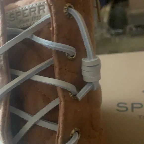 Sperry Cashew color saltwater boots