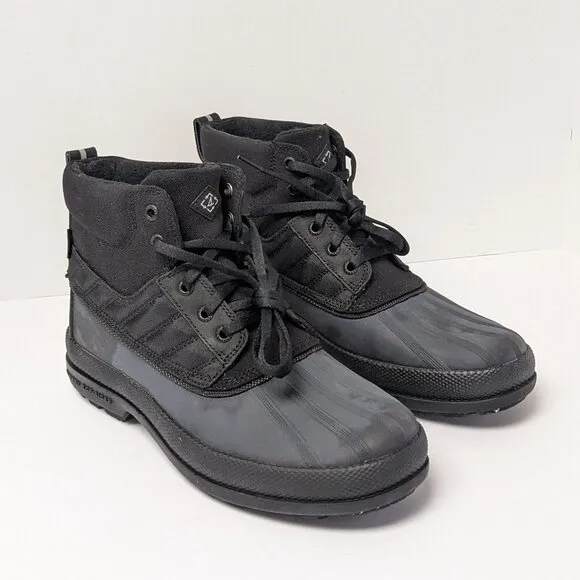 Sperry Cold Bay Chukka Boots, Black, Men's 8.5 M