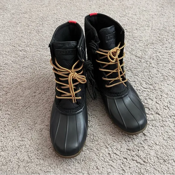 Sperry Saltwater Nylon Duck Rain Boots Mens 11