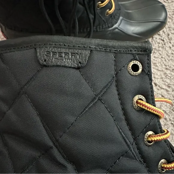 Sperry Saltwater Nylon Duck Rain Boots Mens 11