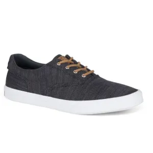 Sperry Striper II CVO Canvas Sneakers Lace Up Black Mens Size US11.5 UK10.5 EU45
