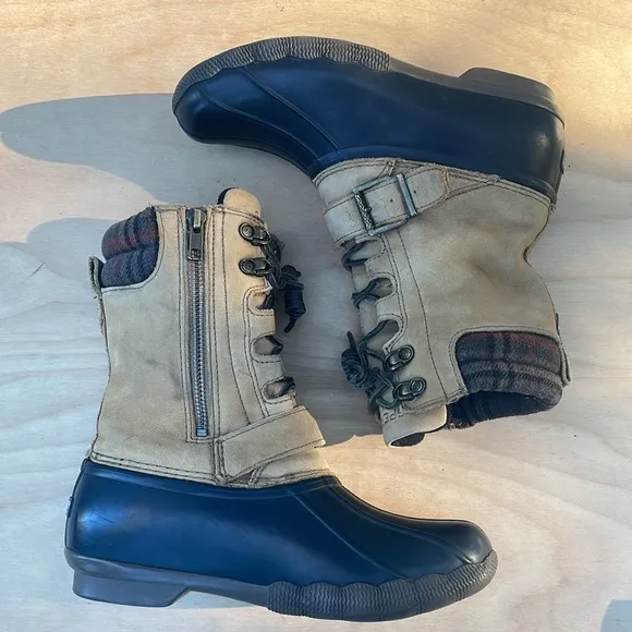 SPERRY Top Sider Saltwater Misty Duck Boots size 6.5