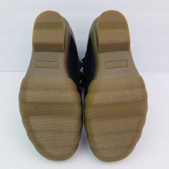 Sperry Top Sider Saltwater Youth Size 1Y Black Quilted Waterproof Duck Boots