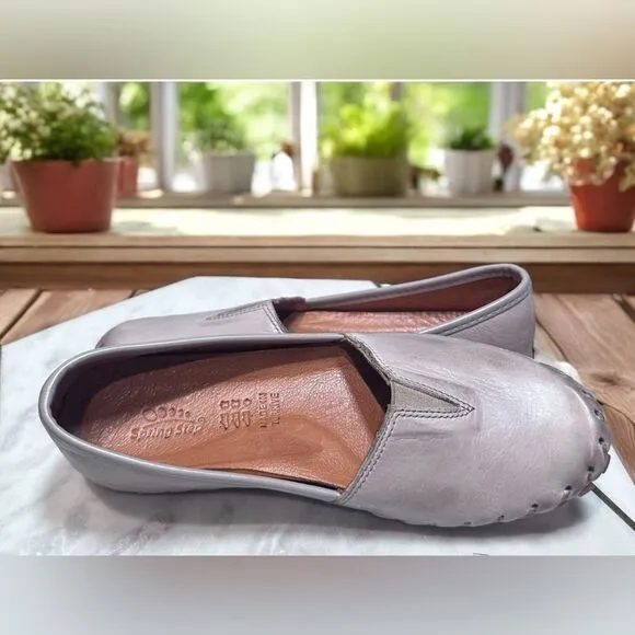 Spring Step Kathaleta Leather Slip-On Mediterranean Flats Shoes Womens 36 EU