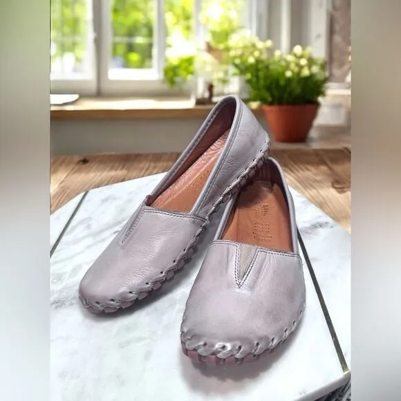 Spring Step Kathaleta Leather Slip-On Mediterranean Flats Shoes Womens 36 EU