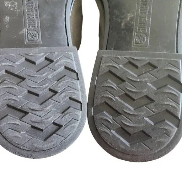 Stacy Adams Suede Loafers Mens 11.5 Neville Moc Toe Bit Loafer Gray Leather
