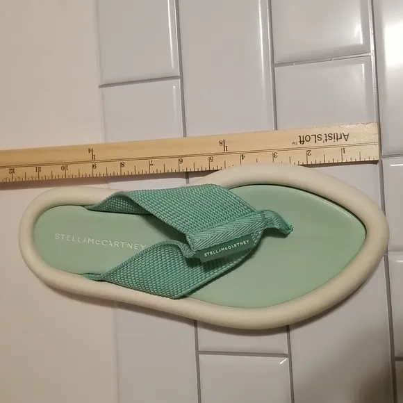 Stella McCartney Air Slides Flip Flops Platform Puffy Like New