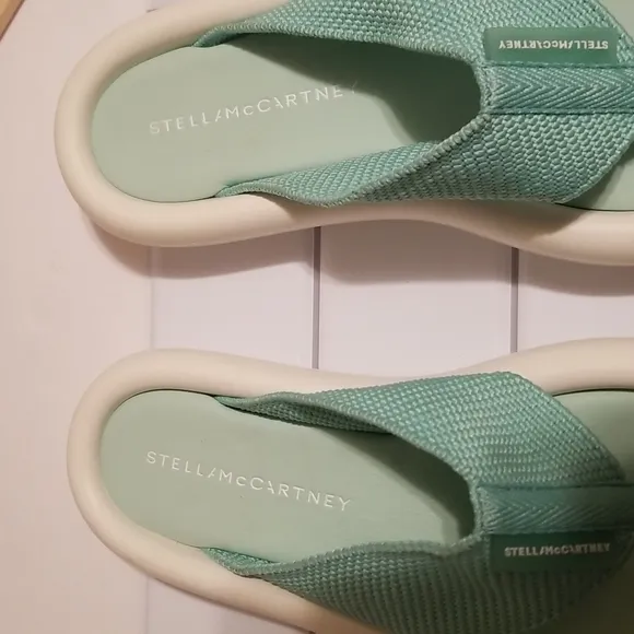 Stella McCartney Air Slides Flip Flops Platform Puffy Like New
