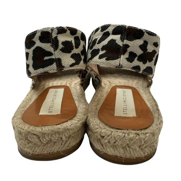 Stella McCartney Open Toe Slingback Mule Espadrille Sandals EU 38  US Size: 8