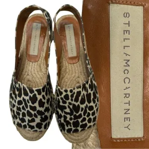 Stella McCartney Open Toe Slingback Mule Espadrille Sandals EU 38  US Size: 8
