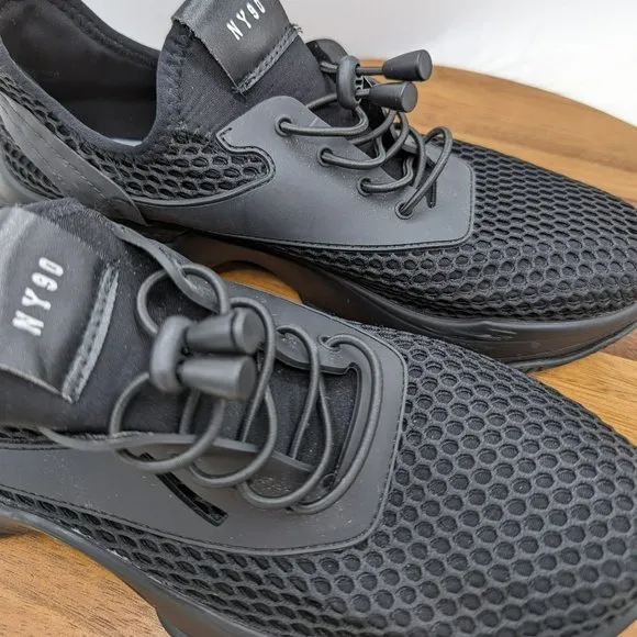 Steve Madden Milo Sneakers 10 M Black Athletic Shoe Running Performance Fashion