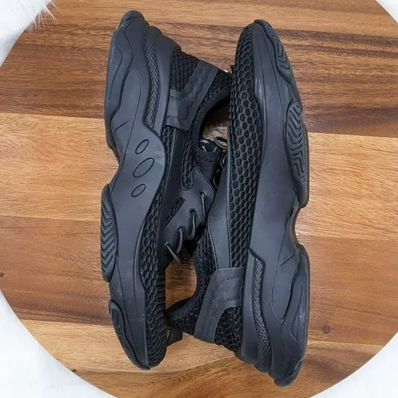 Steve Madden Milo Sneakers 10 M Black Athletic Shoe Running Performance Fashion