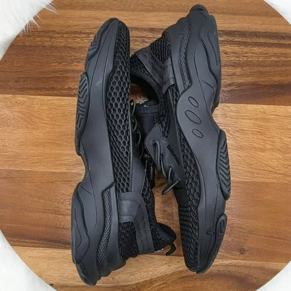 Steve Madden Milo Sneakers 10 M Black Athletic Shoe Running Performance Fashion