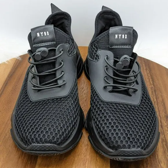 Steve Madden Milo Sneakers 10 M Black Athletic Shoe Running Performance Fashion