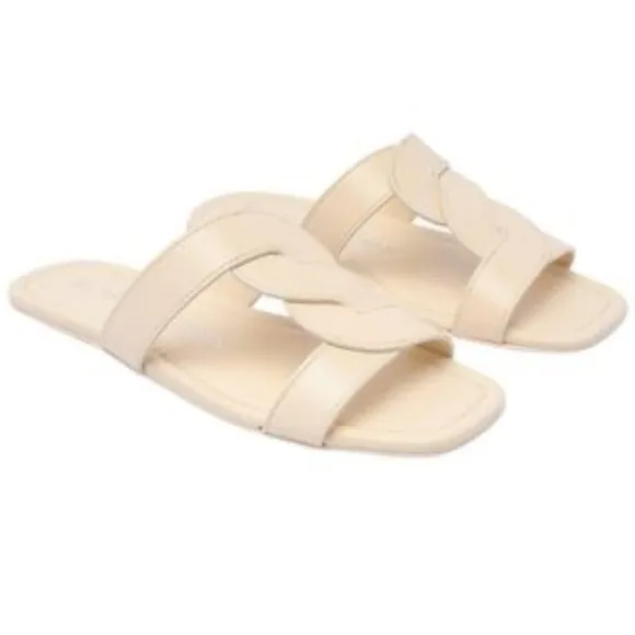 Stuart Weitzman Ibiza leather slides 6.5 B