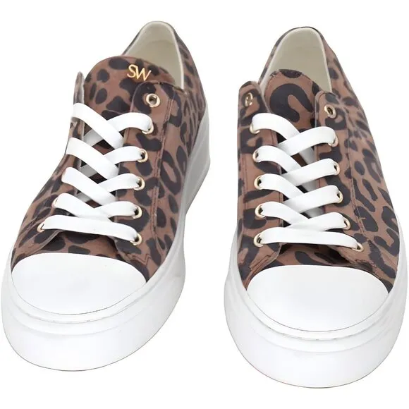 Stuart Weitzman Womens Sammy Low Top Sneakers Suede Size 6 B
