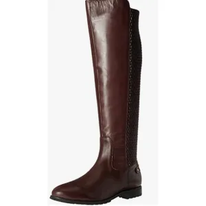 Sudini Fabiana Riding Leather Boot Burgundy Color New without Box size 6