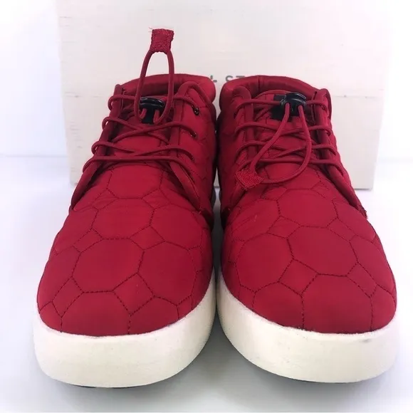 Sun Stone Fin Quilted Lace-Up Puffer Mens Boots, Size 10.5M