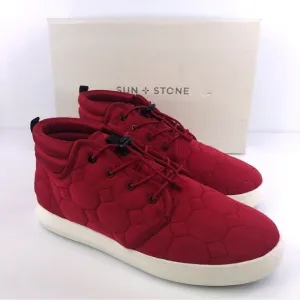 Sun Stone Fin Quilted Lace-Up Puffer Mens Boots, Size 10M