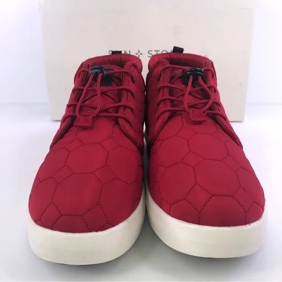 Sun Stone Fin Quilted Lace-Up Puffer Mens Boots, Size 10M