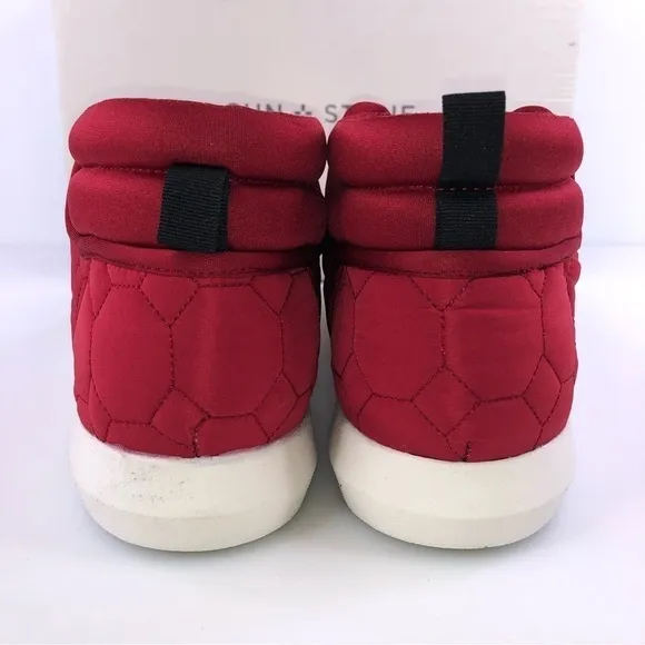 Sun Stone Fin Quilted Lace-Up Puffer Mens Boots, Size 11M