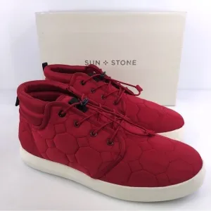 Sun Stone Fin Quilted Lace-Up Puffer Mens Boots, Size 11M