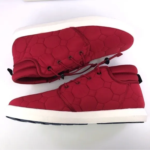 Sun Stone Fin Quilted Lace-Up Puffer Mens Boots, Size 12M