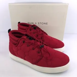 Sun Stone Fin Quilted Lace-Up Puffer Mens Boots, Size 8.5