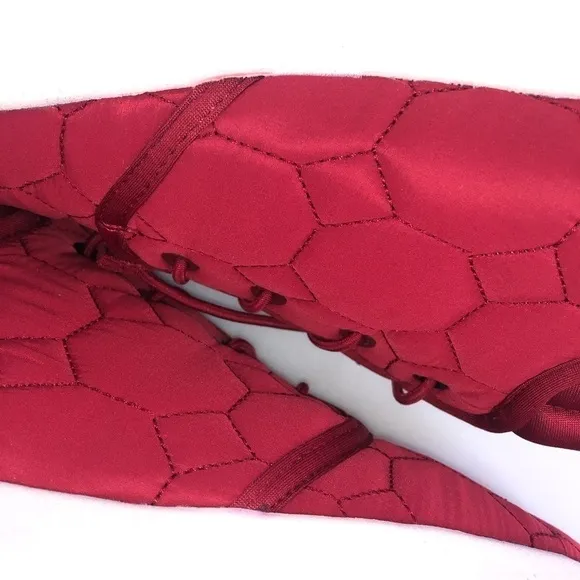 Sun Stone Fin Quilted Lace-Up Puffer Mens Boots, Size 8M