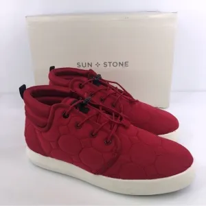 Sun Stone Fin Quilted Lace-Up Puffer Mens Boots, Size 9M
