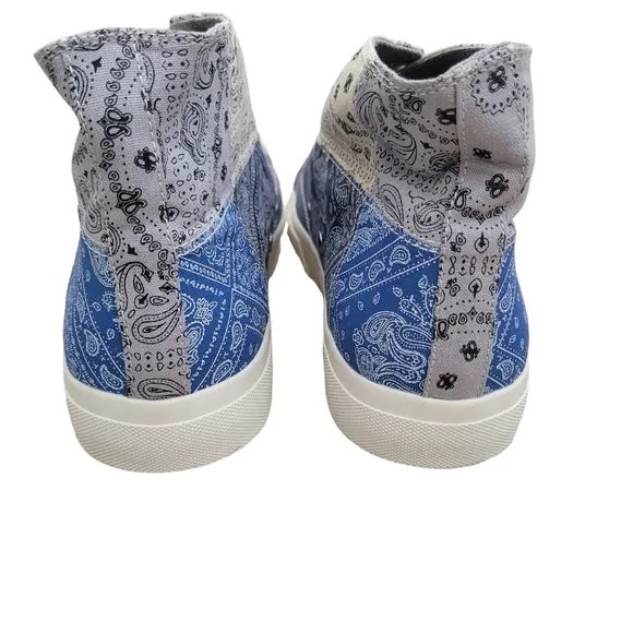 Sun Stone Mesa Bandana Print High-Top Sneakers Men's. Size 11M  New Without Box