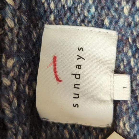 Sundays Alder Sweater In Military Blue