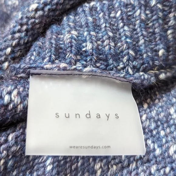 Sundays Alder Sweater In Military Blue