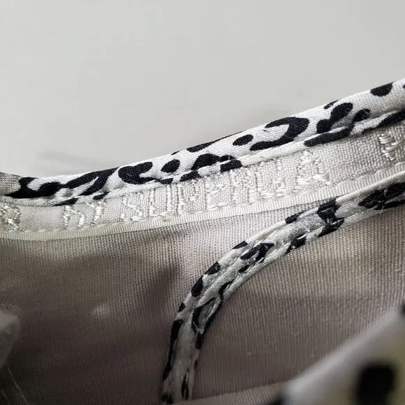 Superga 9.5 USW Trainers Leopard Zebra Print Canvas Sneakers Rubber Sole Unisex