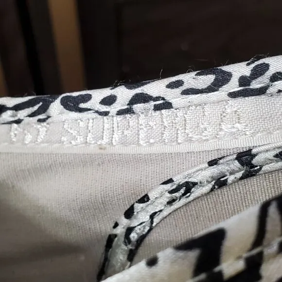 Superga 9.5 USW Trainers Leopard Zebra Print Canvas Sneakers Rubber Sole Unisex