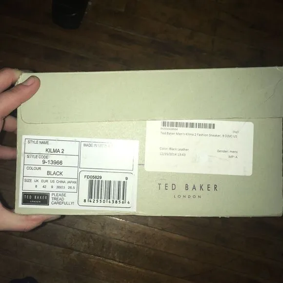 Ted Baker Kilma 2 hi top luxe elevated basics sneakers