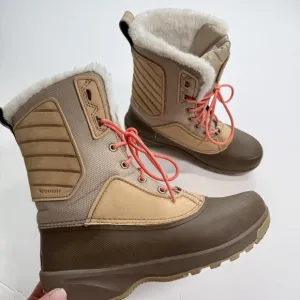 The North Face Women's Shellista IV Faux Fur Flax Winter Waterproof Snow Boots 8