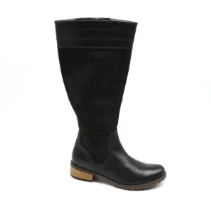 Timberland Bethel Heights Wide Calf Tall Brown Leather Suede Boots 6