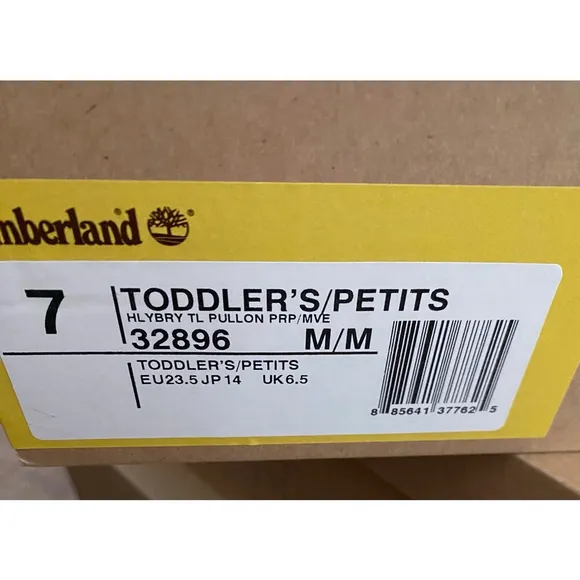 Timberland Hollyberry Pull on Purple Suede Boots  Size 7 Toddler