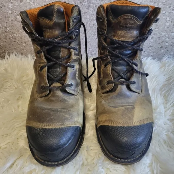 Timberland Pro, 8&quot; Men's Boondocks, Comp. Toe,Men's Work Boots, Brown/Black, 12M