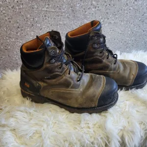 Timberland Pro, 8&quot; Men's Boondocks, Comp. Toe,Men's Work Boots, Brown/Black, 12M