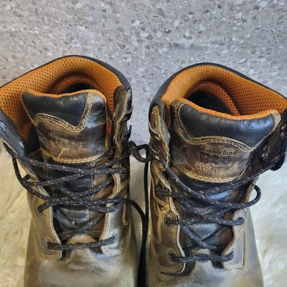 Timberland Pro, 8&quot; Men's Boondocks, Comp. Toe,Men's Work Boots, Brown/Black, 12M