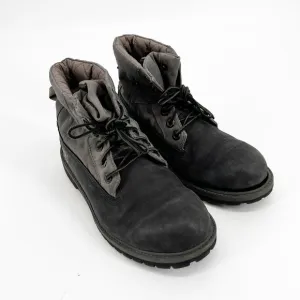 Timberland Roll Top Quilted‎ Gray Boot Size 6