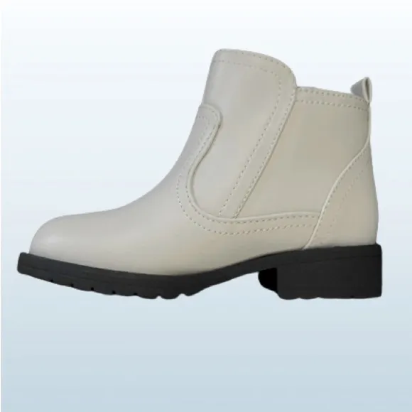 Toddler Girls Connie Slip-on Boots Ecru Size 9