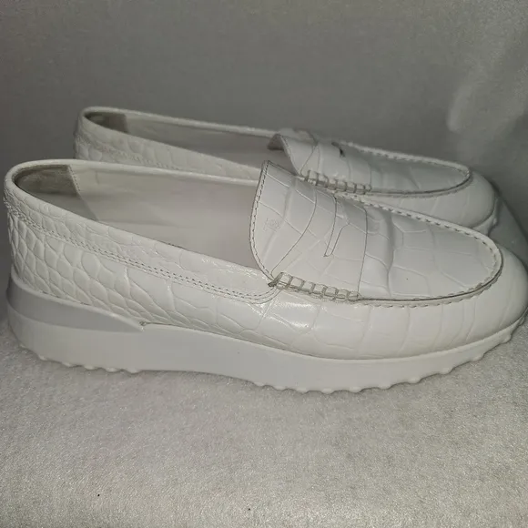 Tod'sTod's x Alber Elbaz Croc Embossed Leather Happy Moments Sneakers 40 (9.5)